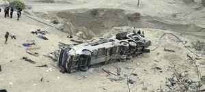 秘魯發生巴士墜崖意外 至少24人喪生