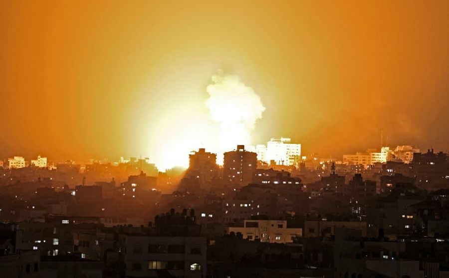 以色列回應哈瑪斯火箭攻擊 空襲命中130個目標