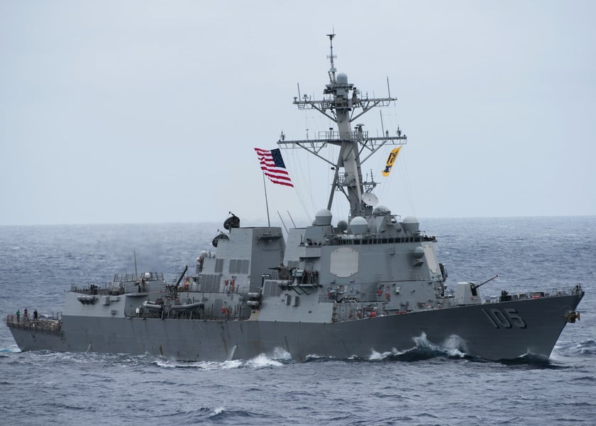 美國第七艦隊證實 美加軍艦聯合通過台海