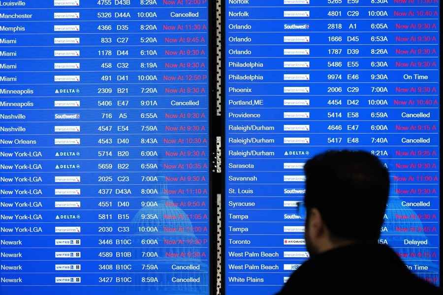 冬季風暴襲美波及5000萬人 逾千航班取消