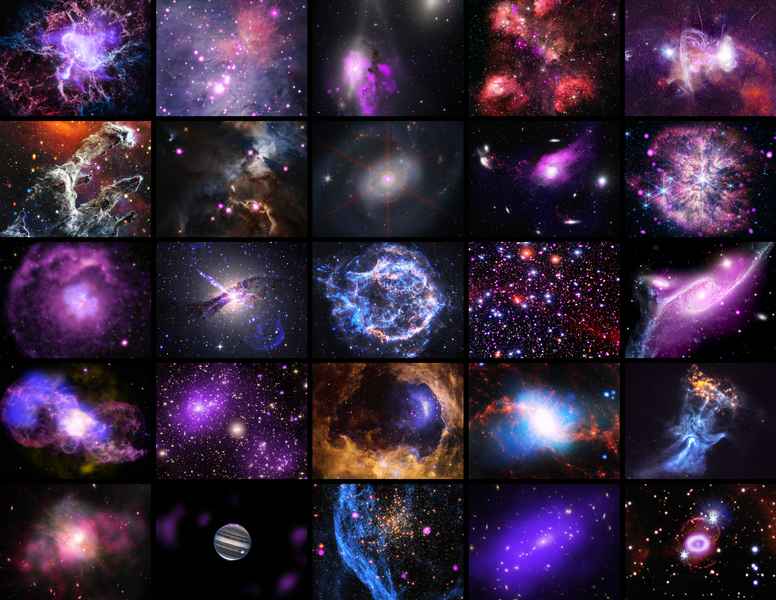 NASA公布錢德拉望遠鏡拍攝的25張美圖
