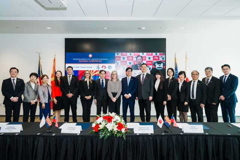 高雄與美日簽署經濟促進備忘 確立半導體戰略三角