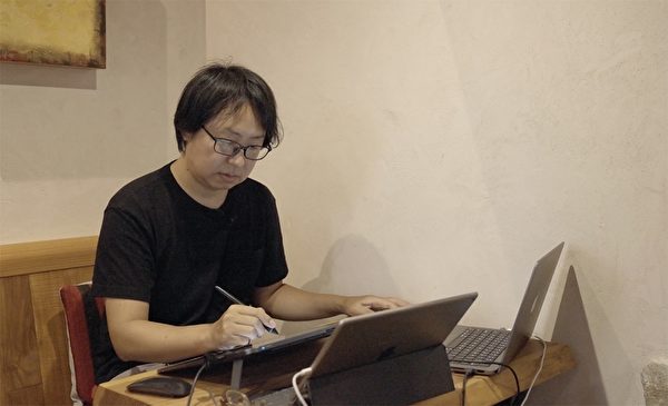 丹治匠集結日本、意大利、台灣三地的頂尖動畫團隊共同打造電影《BIG》的動畫片段。（米倉影業提供）
