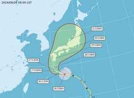 珊珊颱風逼近日本 專家：或登陸九州四國本州