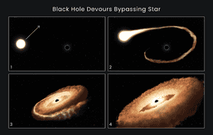 恆星被黑洞吞噬最後時刻 NASA公布震撼影片