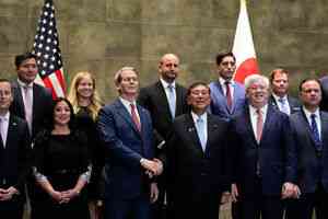 貝森特東京會晤日相石破 「必達良好協議」