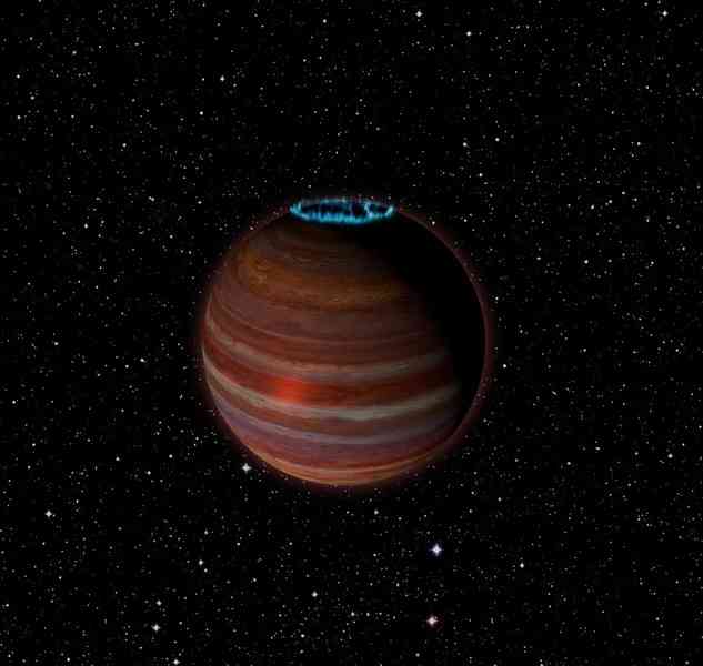 天文學家發現一顆流浪行星有強烈極光