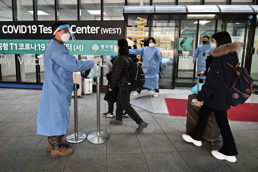 南韓當局稱高達80%輸入染疫病例來自中國