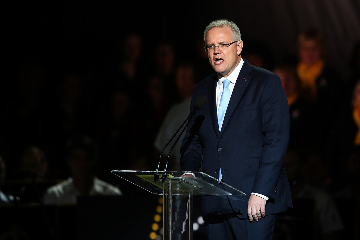 澳洲總理莫里森宣佈，將為太平洋島國提供價值20億澳元的基礎設施建設投資。 （Cameron Spencer/Getty Images）