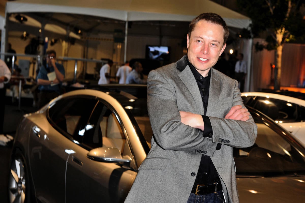 Tesla公司行政總裁馬斯克（Elon Musk）資料照。（Robyn Beck/AFP via Getty Images）