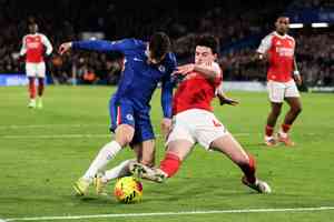 英超：阿仙奴客場1:1戰平車路士 繼續領跑