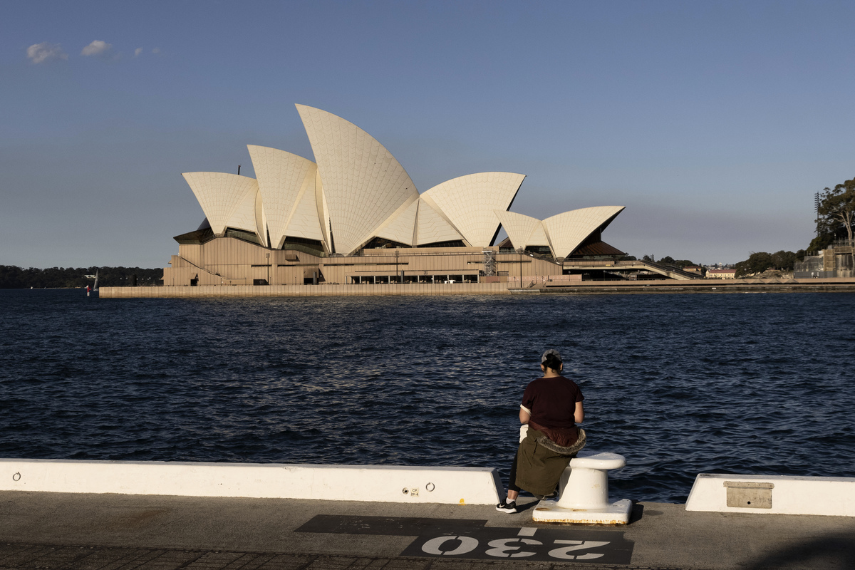 中共正在游說澳洲支持其加入CPTPP貿易協定。圖為澳洲地標性建築悉尼歌劇院。（Brook Mitchell/Getty Images）