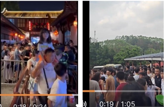 五一假期 大陸各地事故頻發 景點人滿為患