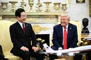 特朗普和韓總統會面 就造船合作達成共識