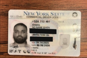 紐約非法移民持「無名」駕駛執照 美ICE警告風險