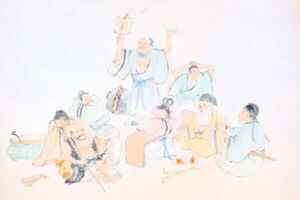 古代繪畫故事——八仙圖