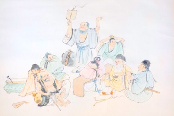 古代繪畫故事——八仙圖