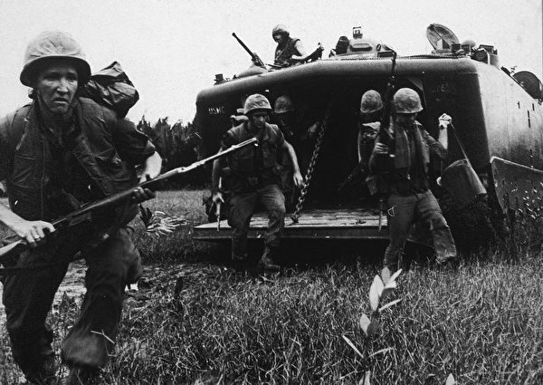 1967年越戰期間的美軍。（AFP/Getty Images）