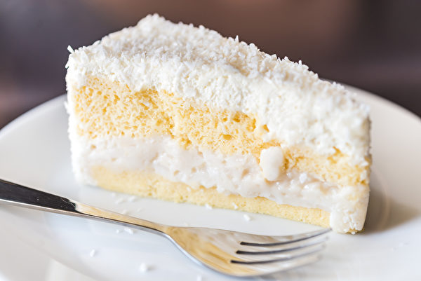 椰子蛋糕（Coconut cake）。（Shutterstock）
