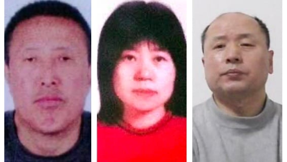 從左至右：盤錦鄒立明、優秀教師孫敏、工程師胡林被監獄迫害致死。（大紀元合成圖）