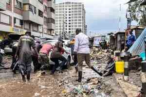 內羅畢突發洪水23死 機場航班受擾亂