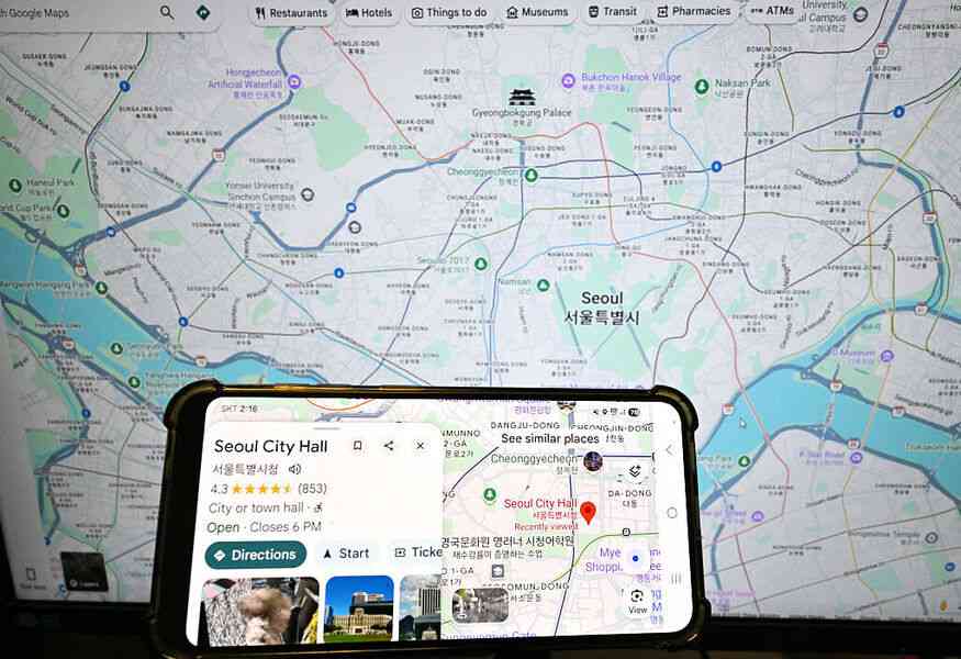 韓國批准輸出高精度地圖 Google地圖可完整導航