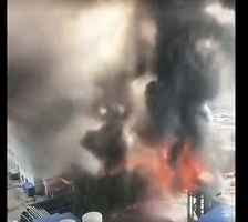 哈爾濱醫科大二附院發生爆炸 火光沖天