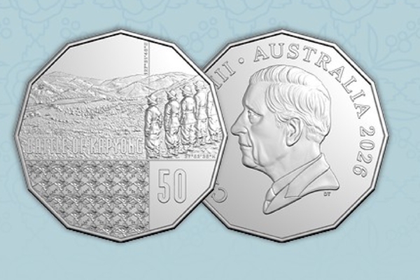 澳洲發紀念硬幣 致敬擊退中共軍隊的澳洲士兵