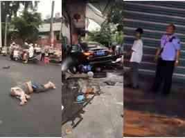 網傳海南男孩駕平治一路亂撞 造成至少3亡