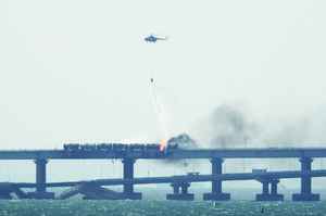 俄稱擊落20架無人機 阻烏襲擊克里米亞大橋