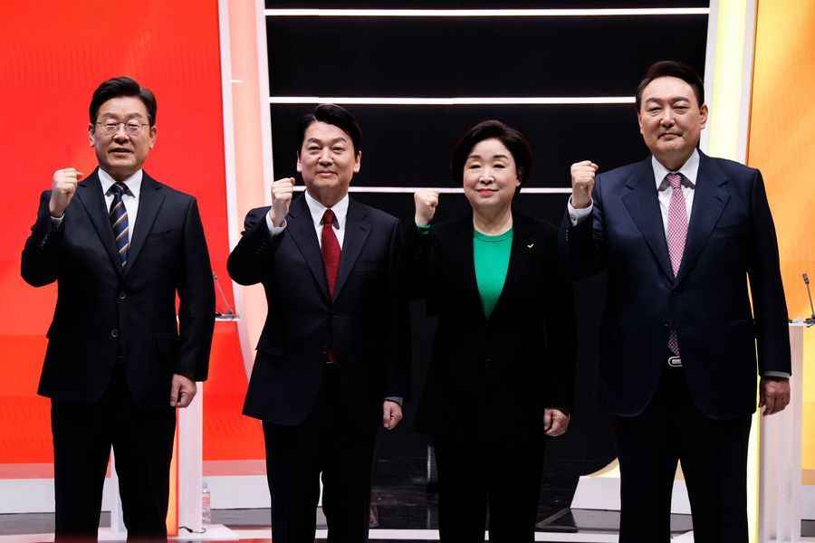 南韓總統選舉倒計時 兩強候選人選情仍膠著