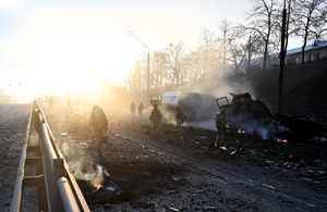 烏克蘭危機｜開戰三天  俄軍遭遇烏克蘭頑強抵抗