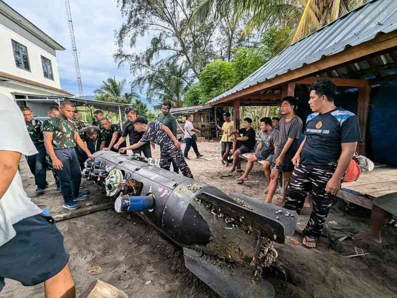 印尼漁民意外捕獲異物 竟是中共海底無人機