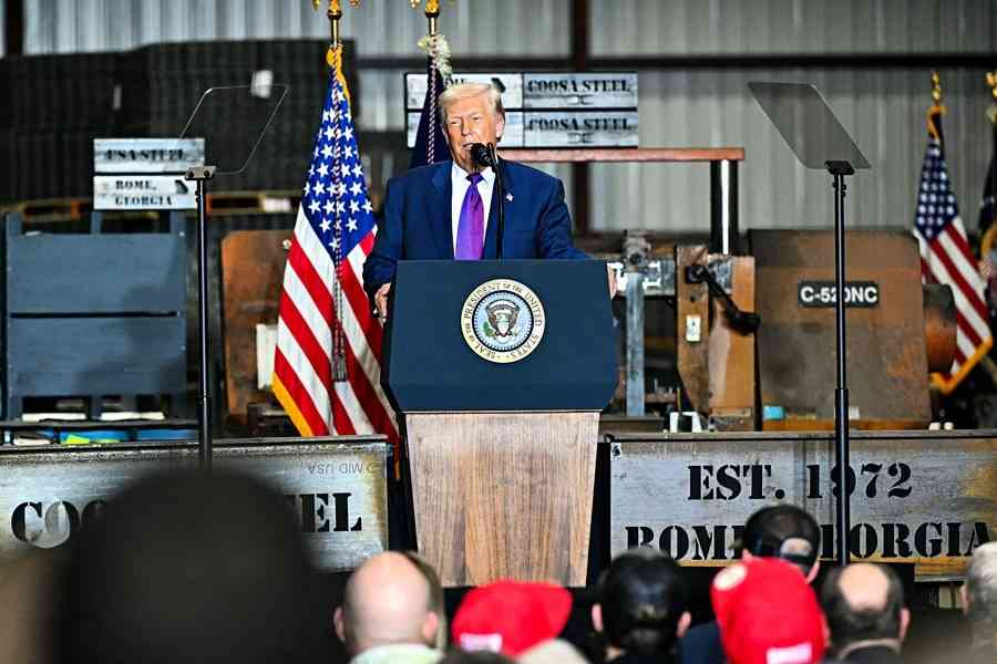 特朗普佐治亞州演講：關稅讓美國鋼鐵業復甦