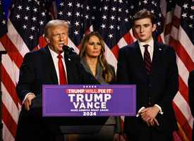 傳特朗普小兒Barron Trump申請哈佛被拒 第一夫人回應