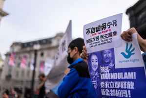 六四33|【圖輯】:抗共志同道合 英國倫敦悼念六四大集會