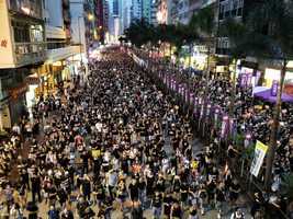 香港抗議行動的新現象和新局面