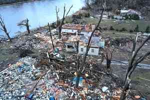 美國中西部遭龍捲風吹襲 至少2死多傷（多圖）