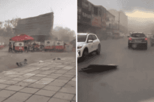北京罕見齊發五預警 多地強風如災難電影