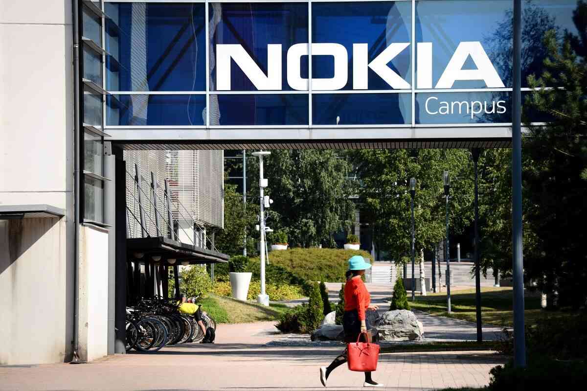 芬蘭網絡設備大廠諾基亞(Nokia)總部。(Mikko Stig/AFP/Getty Images)