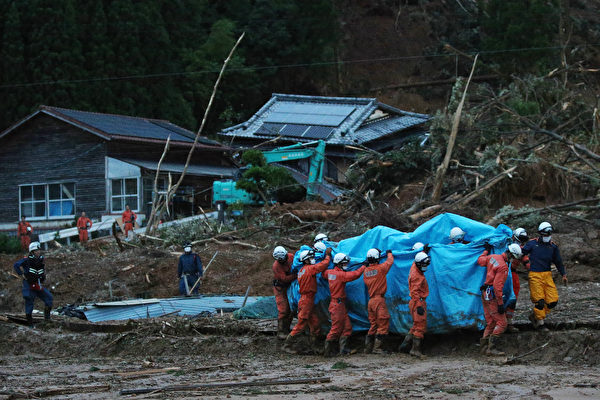 日本九州豪雨成災 老人院14人無生命跡象