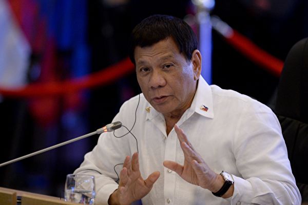 菲律賓總統杜特爾特資料照。（NOEL CELIS/AFP via Getty Images）