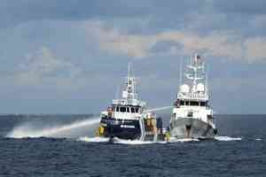 中共海警船衝撞菲律賓船隻 美國譴責