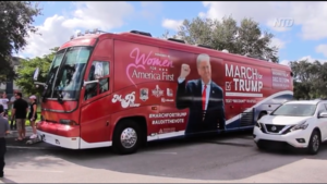 挺特朗普 反對大選舞弊巴士之旅在佛州起步