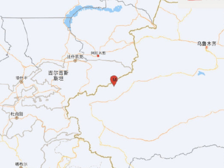 新疆阿合奇發生6.0級地震 多地震感明顯
