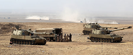 經過一周的苦戰，伊拉克聯合作戰指揮中心表示，目前有78個城鎮被伊拉克軍隊收復，772名IS武裝份子被打死。（AHMAD AL-RUBAYE/AFP/Getty Images）