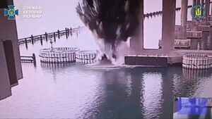 克里米亞大橋再遭襲 烏稱引爆1100公斤炸藥