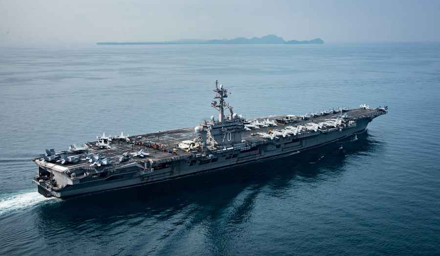 美軍雙航艦部署西太平洋 分析：關注台海局勢