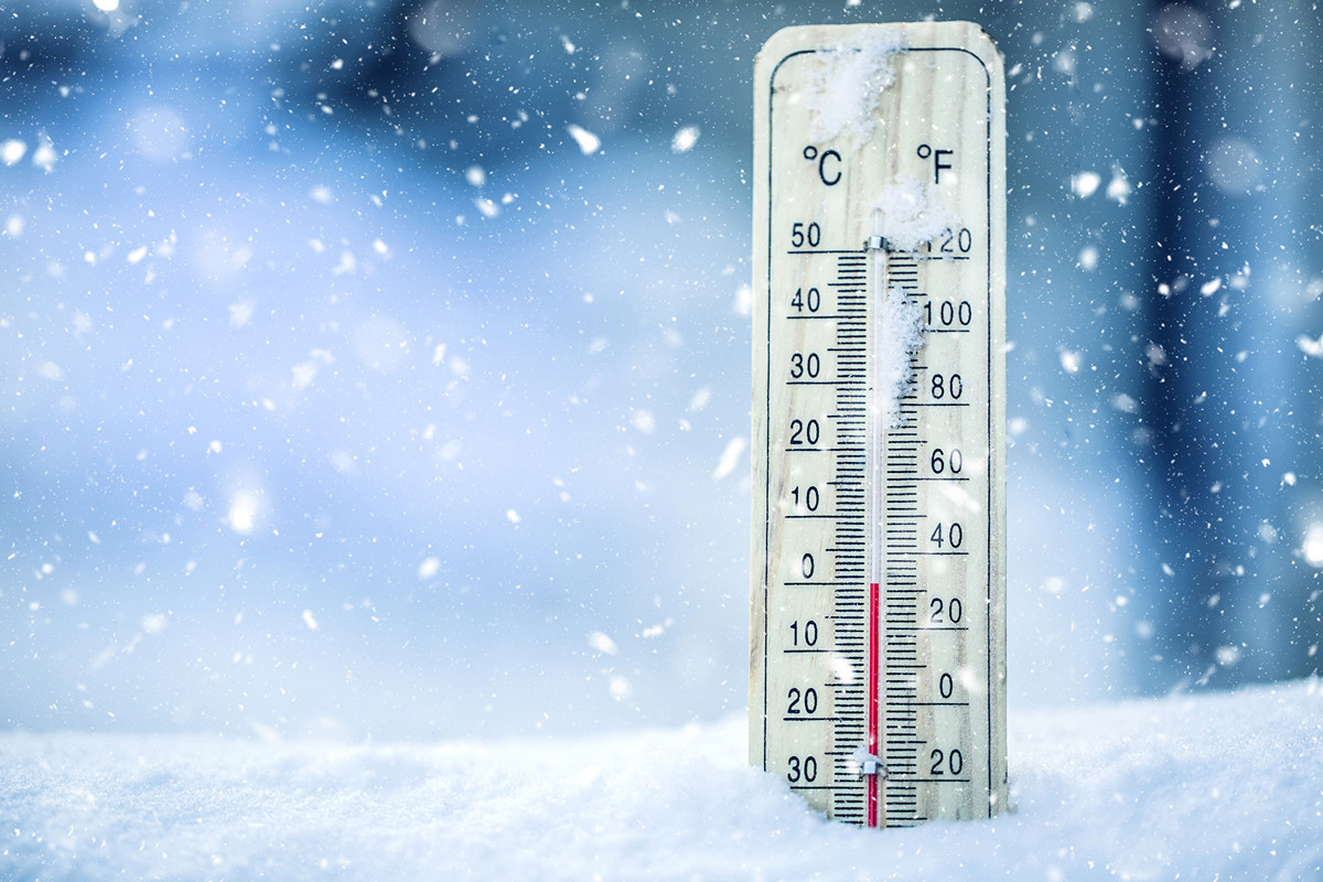 本周美國中部和東部地區氣溫驟降，並有降雪。（Shutterstock）