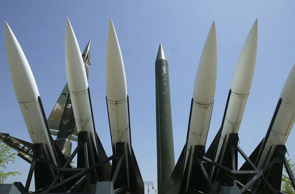 美國和俄羅斯的代表本周三將在日內瓦討論限制核武器的新協議。圖為導彈武器。（Chung Sung-Jun/Getty Images）